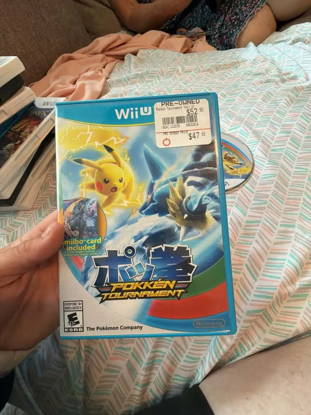 Pokkén Tournament for Nintendo Wii U disk does not work